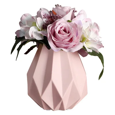 Nordic Craft Origami Creative Vase Wedding Table Decorative Ceramic Vases