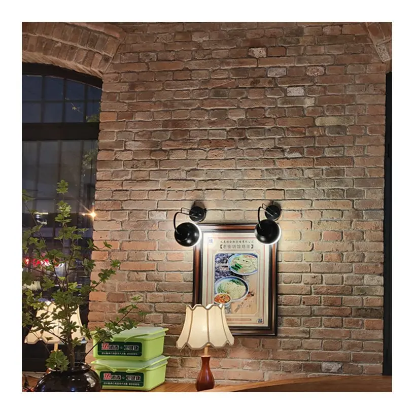 Антикварная тонкая старинная восстановленная кирпичная облицовка стен для внутренней