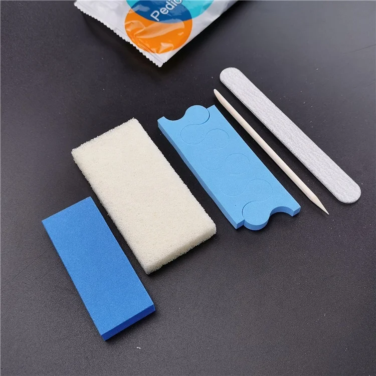 Professional Nail Tools 5Pcs Disposable Manicure Set Pedicure Kit With Toe Separator
