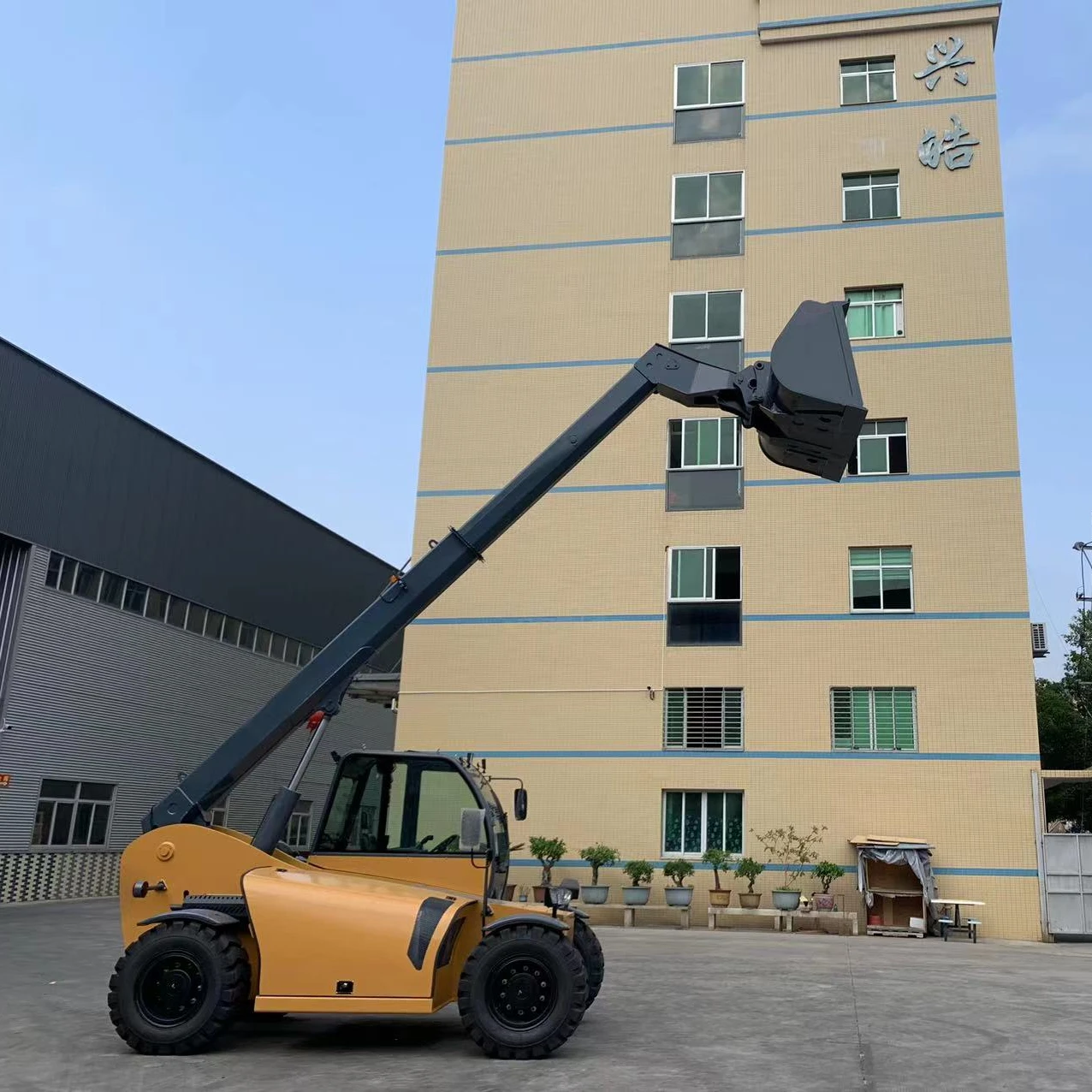 Xinghao compact mini small Telehandler  Lift Forklift 3ton 3.5ton 4ton 1/64 Telescopic Forklift telescopic handler loader price