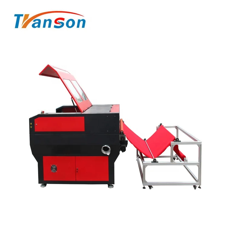 co2 laser engraving machine 90w for wood acrylic fabric auto feeding leather cutting co2 laser machine