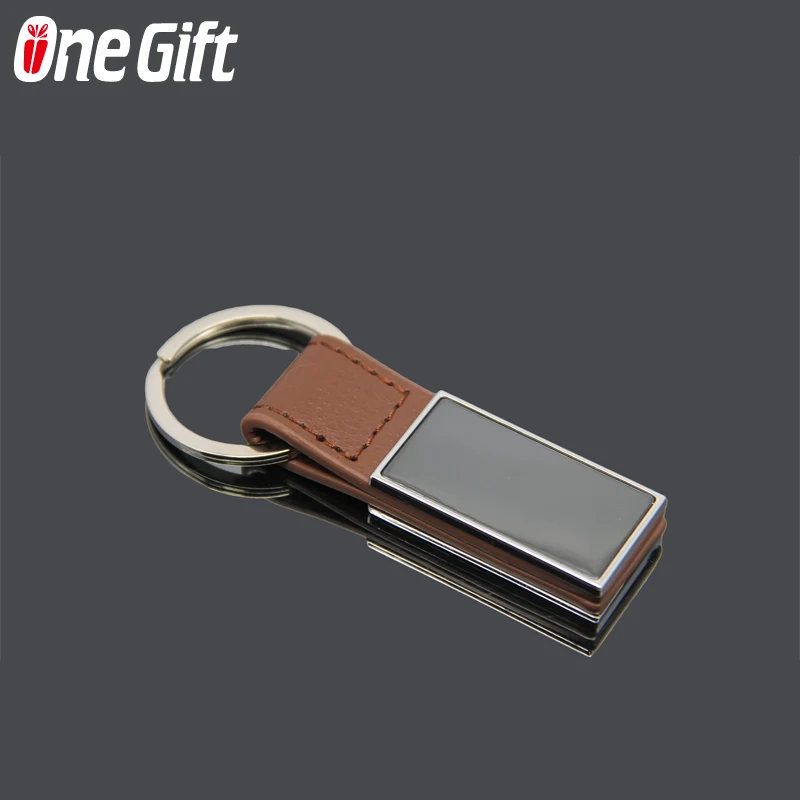 Customized leather keychain with logo key decoration hanging buckle, car keychain pendant