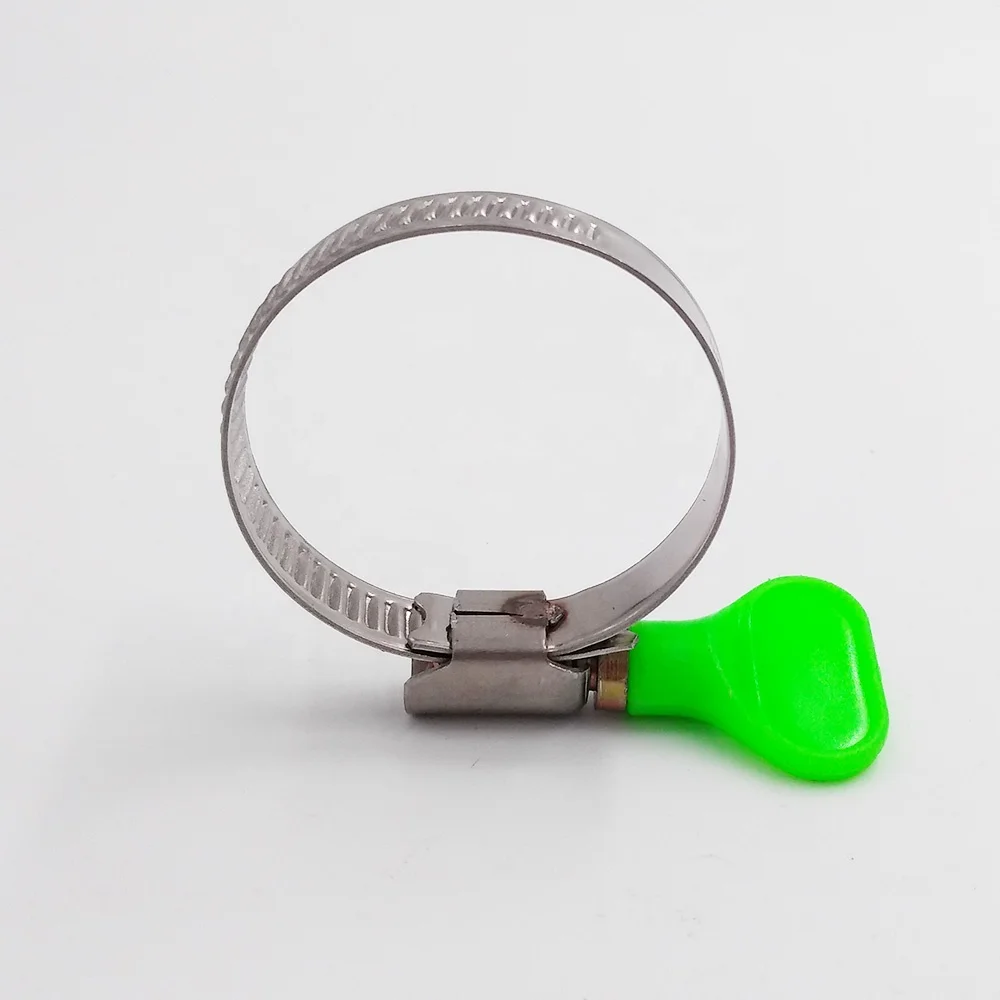 German Type Bandwidth Worm Drive Zebra Butterfly Tubing Hose Clamp