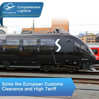 DDP поезд перевозка груза Быстрая Доставка Ups/Dpd перевозчик Экспресс Китай в Великобританию США