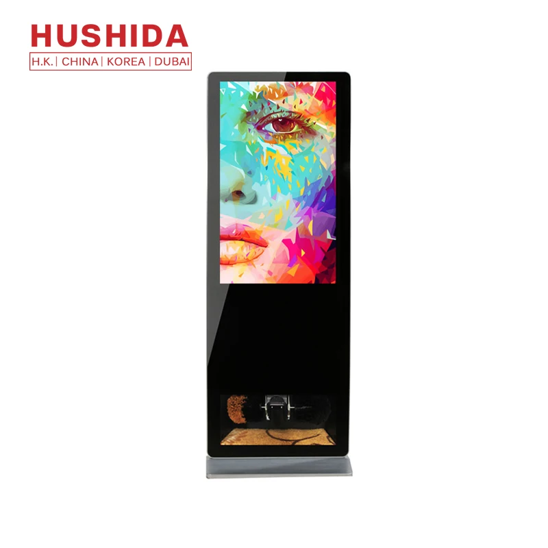 Full HD ЖК-дисплей 55 'стоящие digital signage с машины для