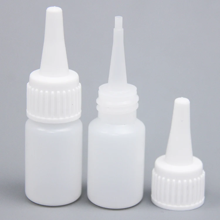 High Quality Hdpe Glue Packing Empty Plastic Clear Promotion Needle Tip Glue Bottle For Diy Craft