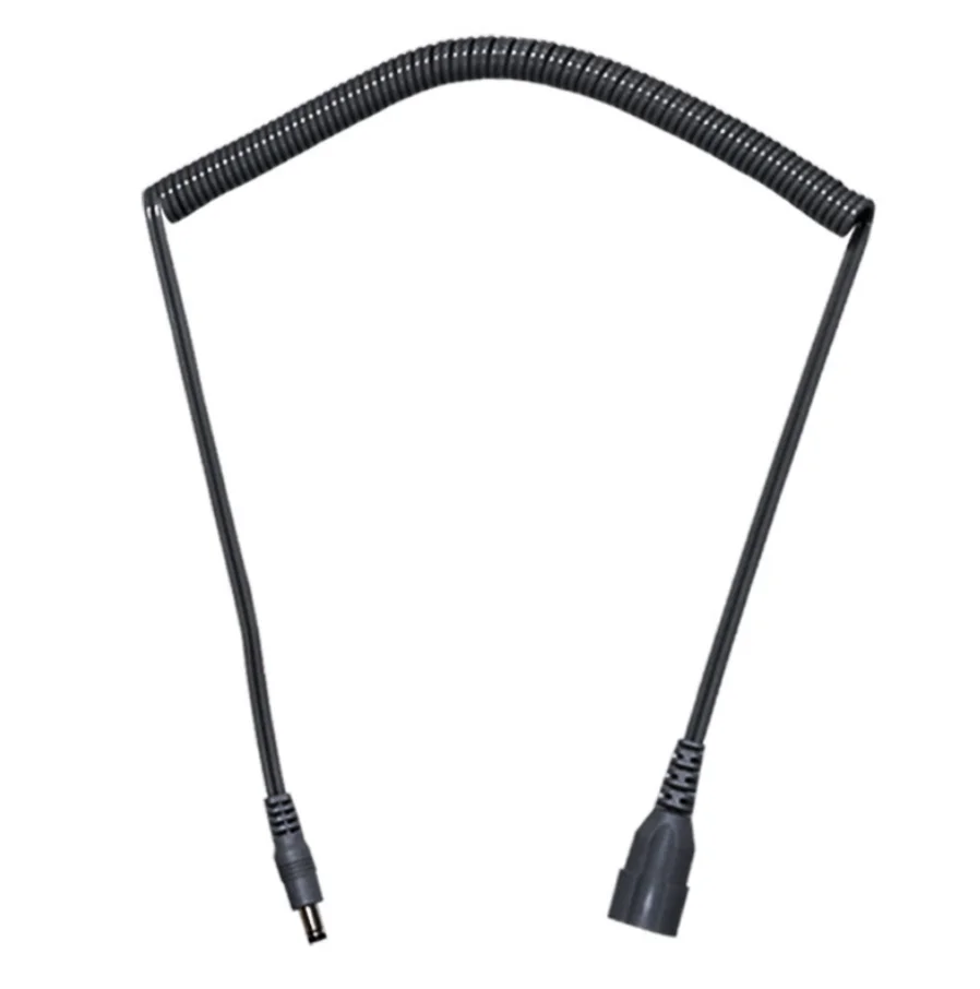 custom PU/PVC bright slingshot wire DC head connection cable 5521 Power cord spring cable 2 cores spiral cable