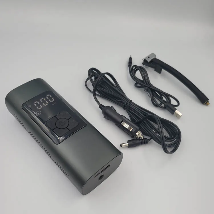 Car Air Pump Car Air Compressor Handheld Portable digital Tire pump Inflator with LED Light