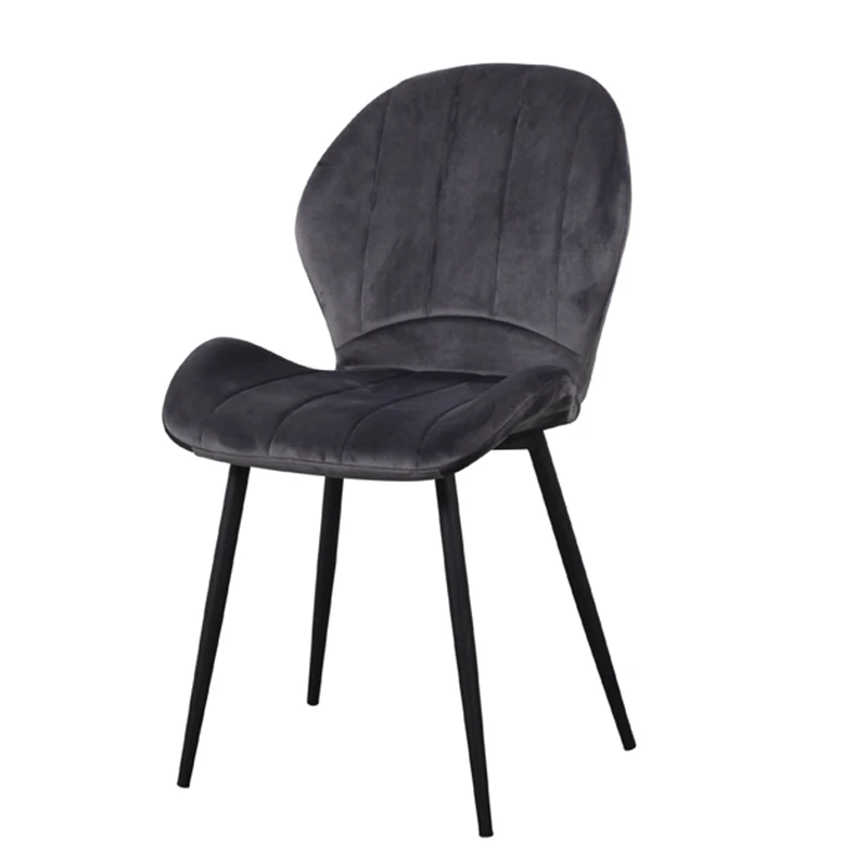 
luxury metal frame velvet restaurant chair 