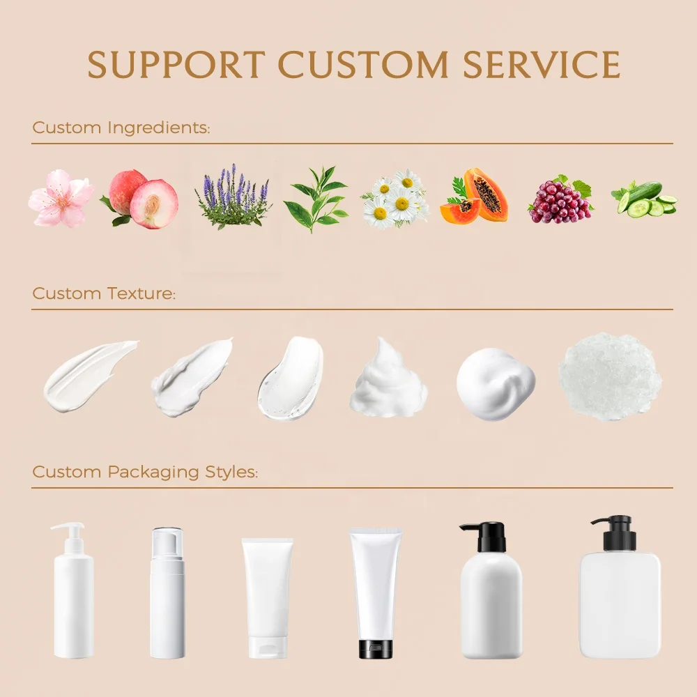 Private Label Aloe Vera Turmeric Amino Acid Facial Cleanser Mousse Moisturizing Brightening Face Wash With Brush