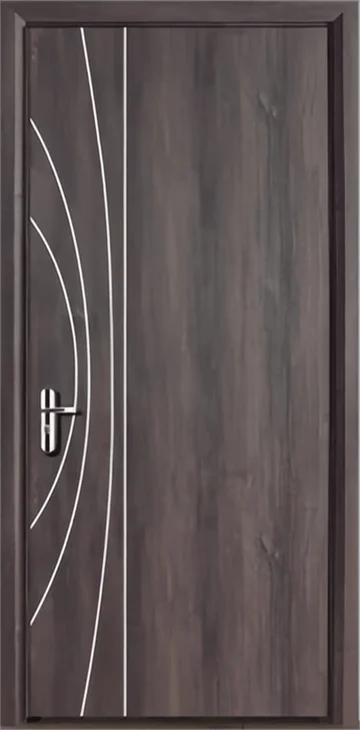 Factory wholesale environmental protection materials WPC wood plastic door waterproof termite-proof
