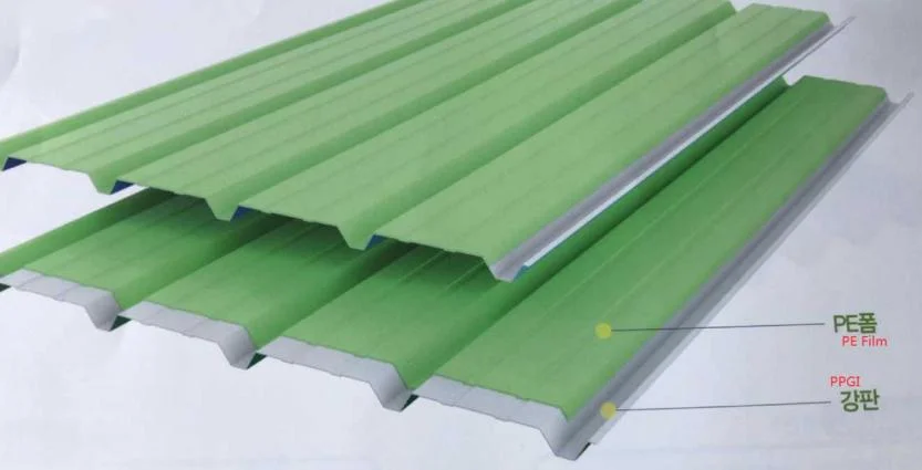 8 Layer Composite Metal Trapezoidal (IBR) Roofing Tile