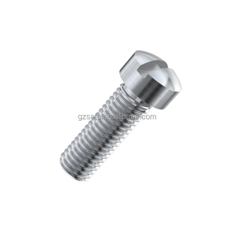Customized High-Profile Narrow Fillister Head Slotted Machine Screws UNC 2-56 3-48 4-40 5-40 6-32 8-32 10-24 12-24 UNF 10-32
