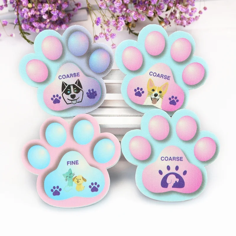 Ziri Factory Wholesale Pets Nail Tools Custom Limes Colorful Printing Emery Board Disposable Dog Cat Nail File 80/180