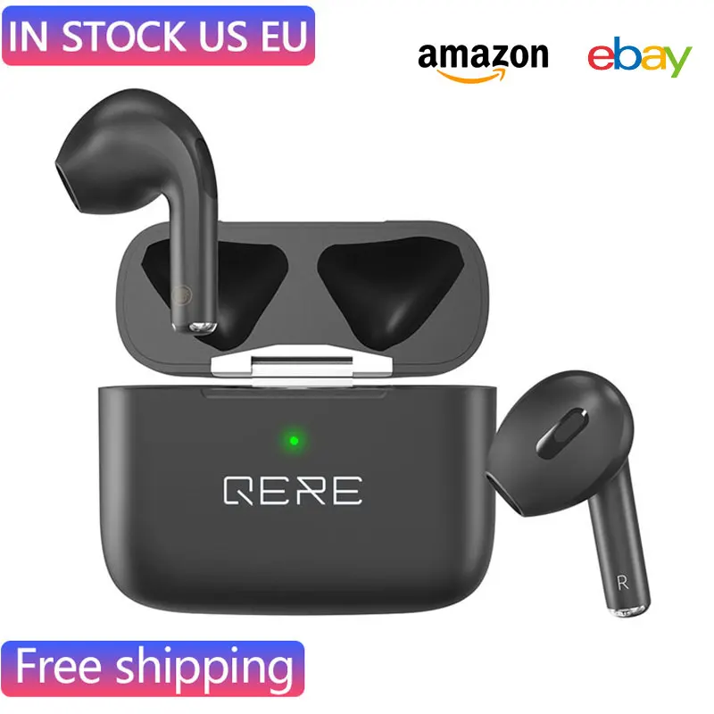 
Free Shipping QERE QR9 Earphone Headphones Earbuds Waterproof True Wireless Stereo Headset TWS Headphone 