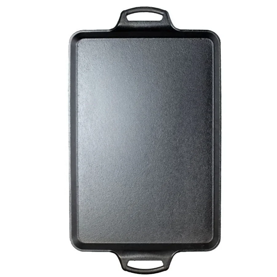 Cast Iron Rectangular Non Stick Cake Baking dish Bread Baking Pan Square Black Baking Tray