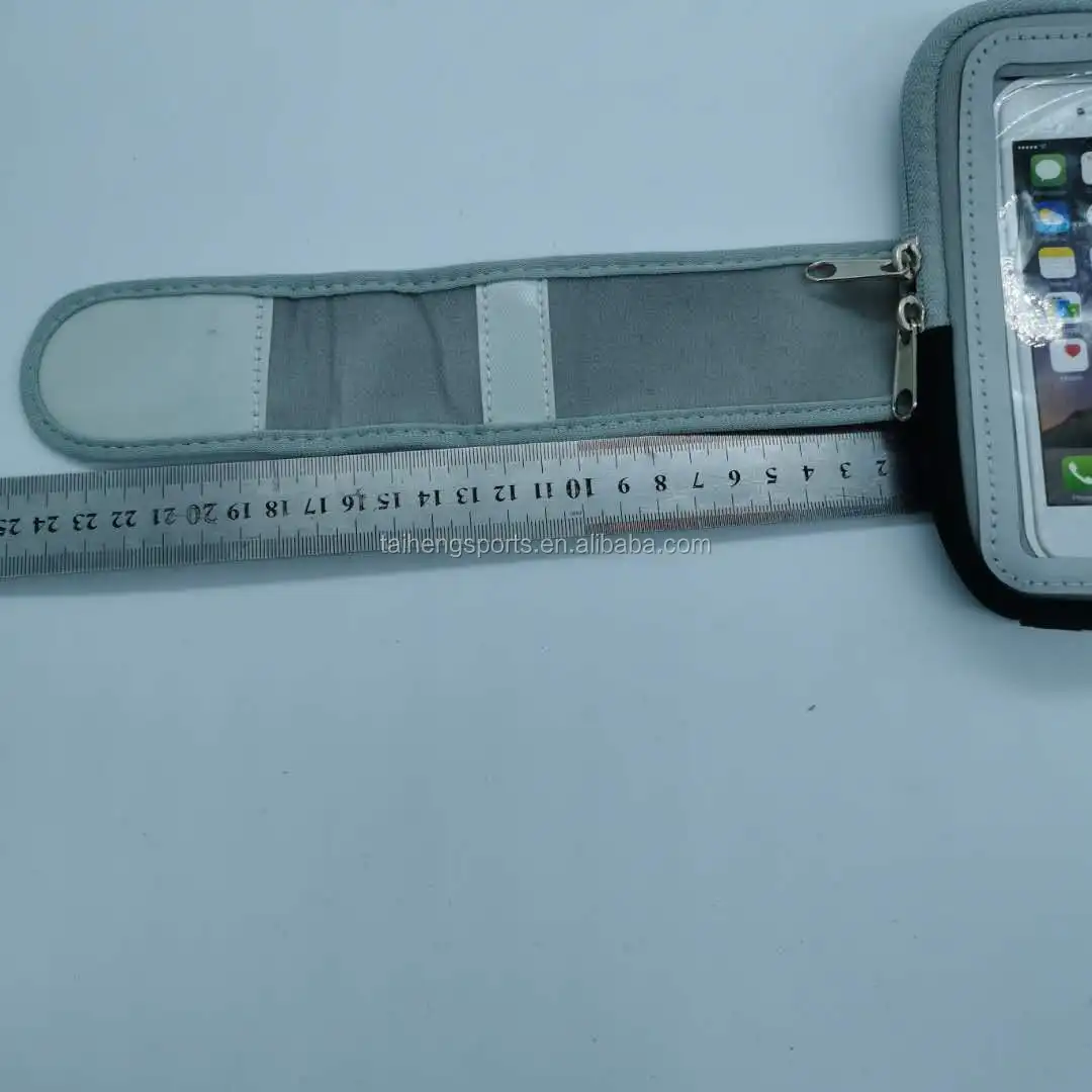 Holder Case Phone Arm Band Strap Running Workout printing  mobile Clear Cellphone Transparent  Bag Custom Zipper Pouch