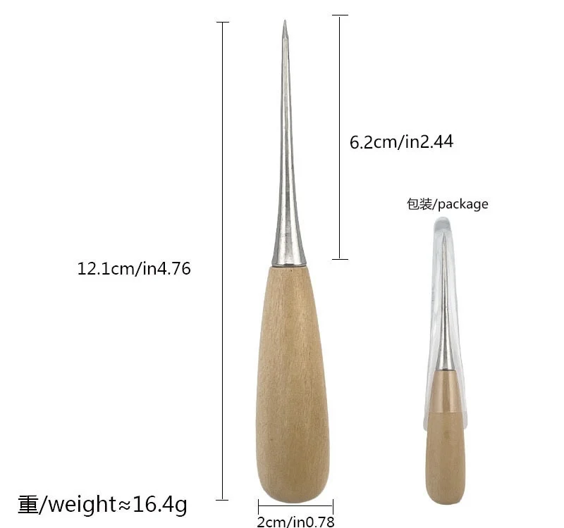 Leather Sewing Shoes Repair Tool Awl Hand Stitching Taper Leathercraft Needle Tool Kit Leather Craft Sewing