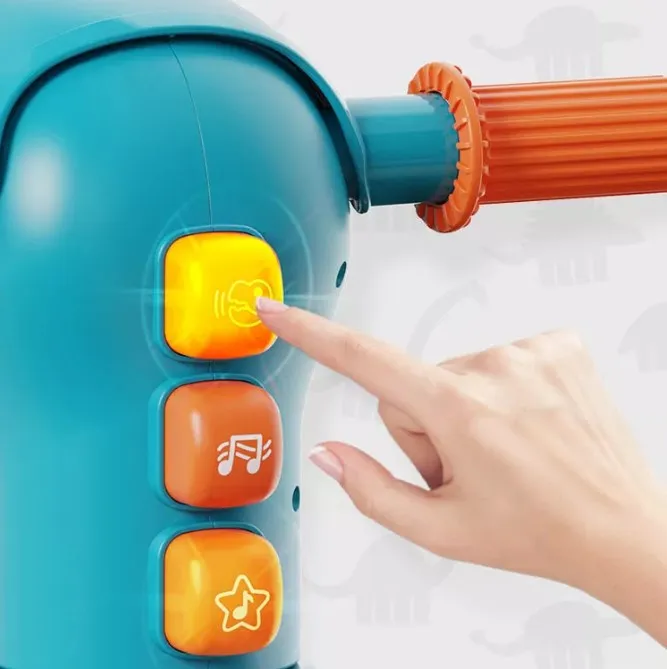 3 Wheels Lights Music Fun Safety Trikes Cartoon Dinosaur Toy Baby Walker Ride On Car Sliding Tricycle For Toddler