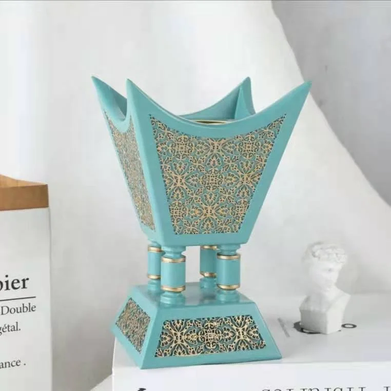 wholesale arabic large lotus buddha middle east arabic incense burner with Make the house fragrant