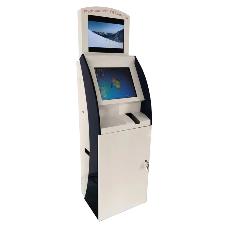 self service atm machine bank payment kiosk terminal equipment with bill acceptor and printer thermal for sale