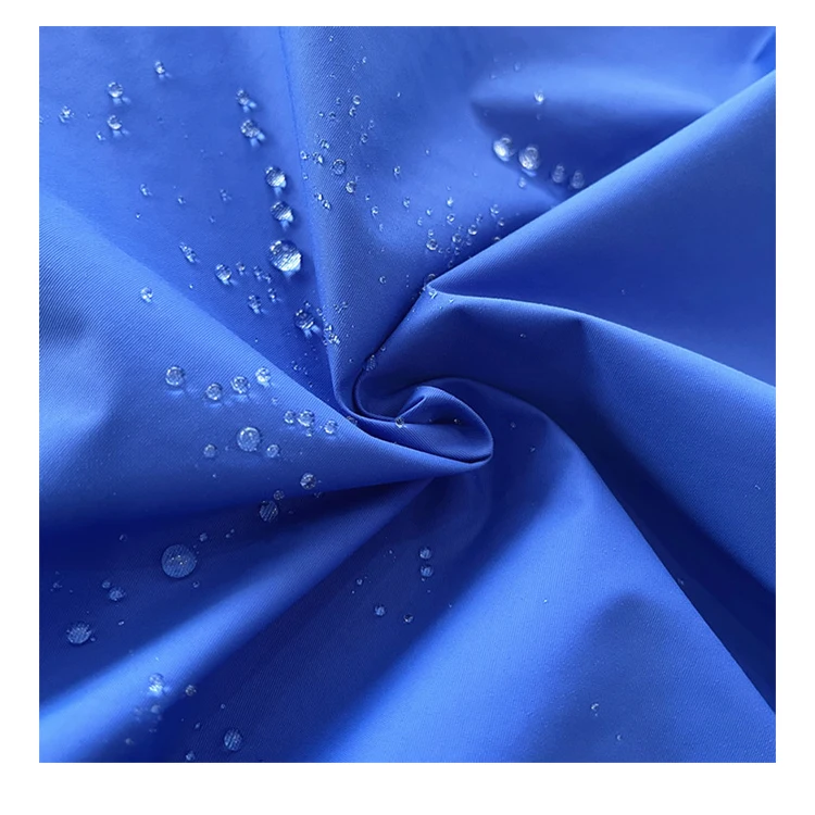 100% Nylon taslon  taslan fabric Down jacket  outdoor garment fabrics water -pressure wet coating 3000mm 5000mm