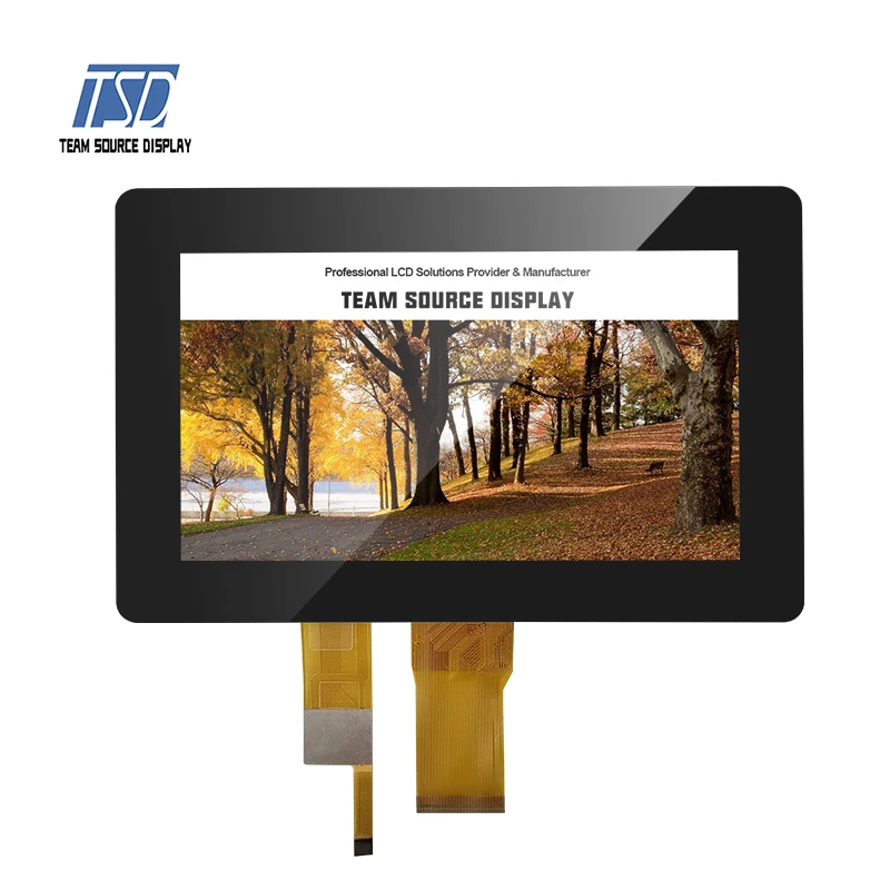 6.5-inch 800X480 Resolution Anti-glare Display LCD Panel IPS TFT LVDS LCD Touch Display Screen