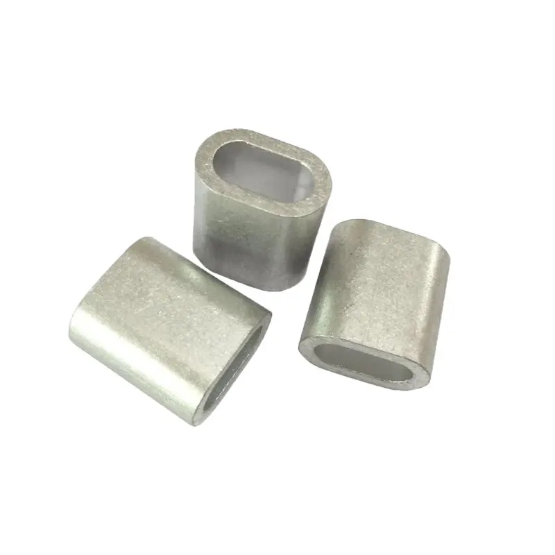 Aluminium sleeve  DIN3093 Oval wire rope sleeve