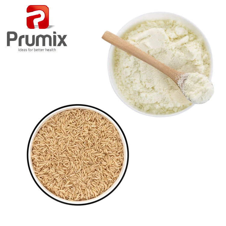 ISO9001 quality certificated food grade organic rice protein with white or yellowish mass appearance