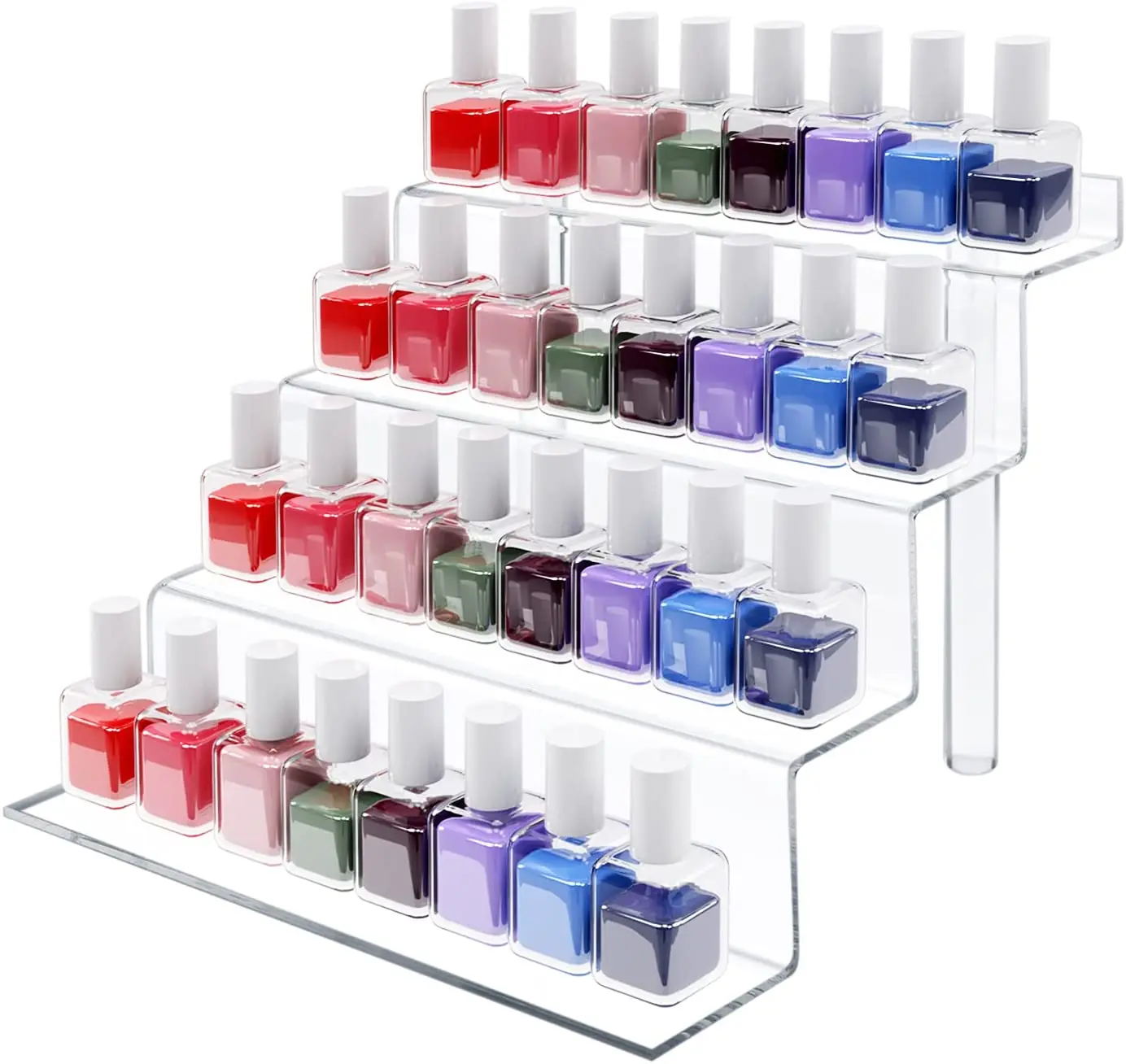 EXCEL 3 tiered display clear step risers acrylic stand for figure hobby lobby