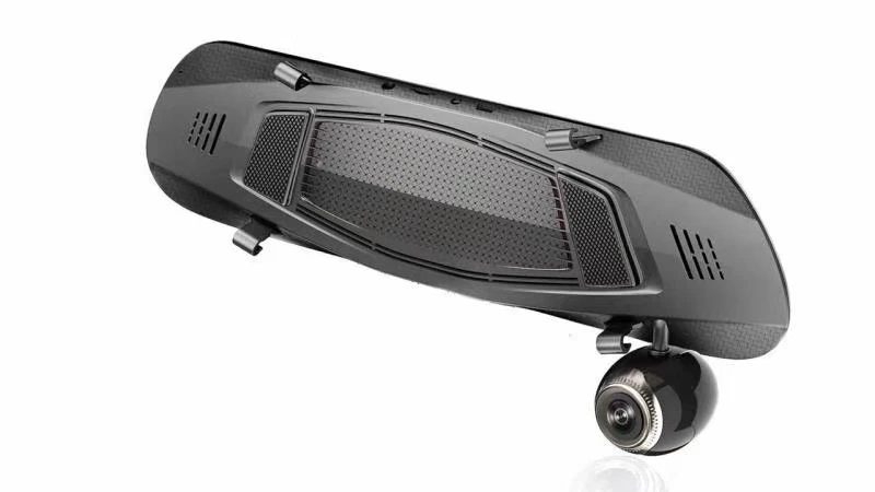 2021 Amazon Hot 5 inch 3 Lens Car DVR Rearview Mirror Dash Cam Camera Back Driving Recorder Car Black Box