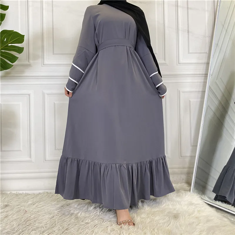 Yibaoli Manufacturer drop shipping wholesale dubai abaya 2021 muslim women islamic nida abaya 8 colors dubai islamic clothing