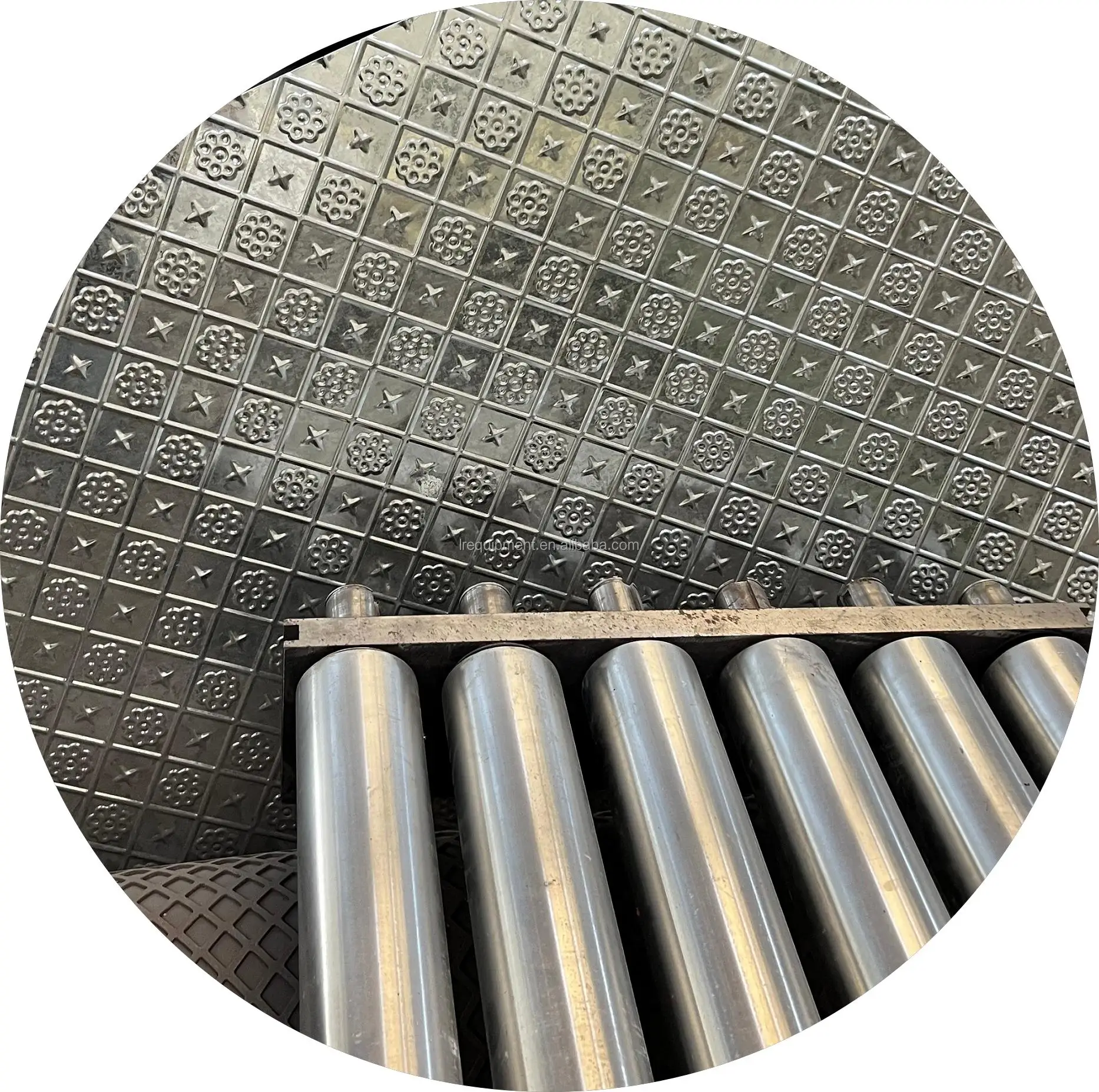 Automatic Metal Chequer Plate Embossing Press Machine for Decorative Metal Sheet