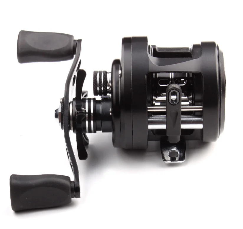 Black Full Metal Design Sale 9+1 Ball Bearings 7kg Max Drag 6:0:1 Round Drum Fishing Reel Saltwater