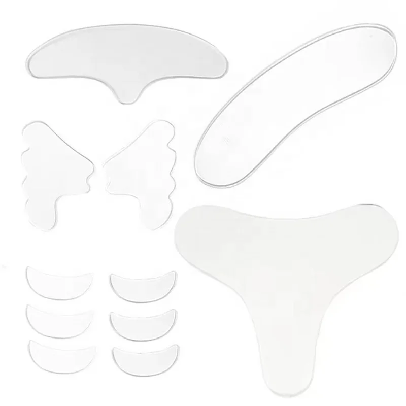 Wholesale Private Label Silicone Patches For Wrinkles Custom Logo Anti Wrinkle Silicone Face Patches Reusable Silicone Eye Patch