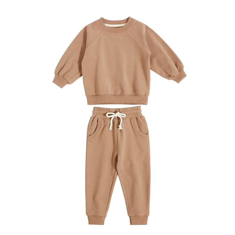 Special Design Kids Clothing Wholesale Customized Top With Pant Two Piece Set For Baby Wear Organic Cotton Clothing