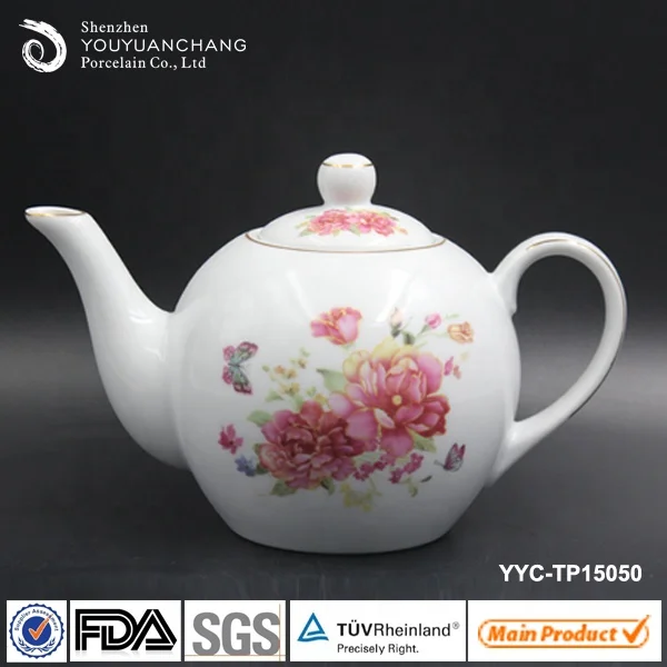 
600cc 700cc 800cc 1000cc 1200cc 1500cc ball shape porcelain tea pot 