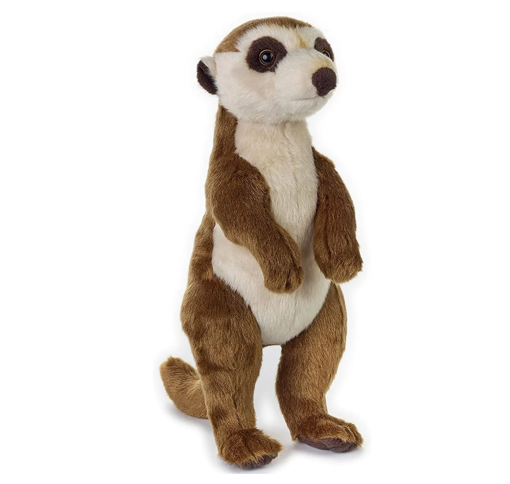 Factory customized soft meerkat plush doll stuffed animal toy brown meerkat kid doll