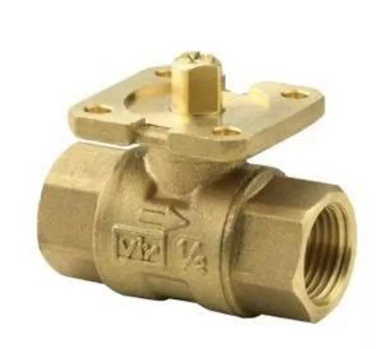 Internally threaded connection normal pressure full bore brass 3 way ball valve
