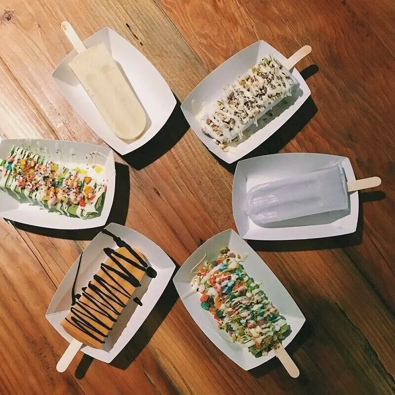 Hot Sell Colored Popsicle Stick Eco-Friendly Wood Color Ice Cream Stick Ice Cream Mold Popsicle