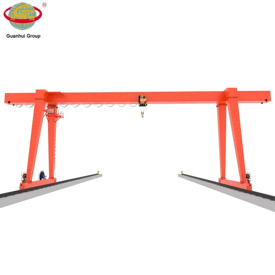 professional design single girder gantry crane hoist