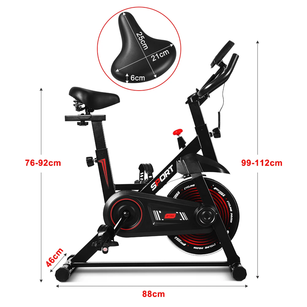 OneTwoFit Wholesale Home Gym Equipment Indoor 4KG Flywheel Magnetic Stationary Cycle Spin Bicycle Exercise Spinning Bike