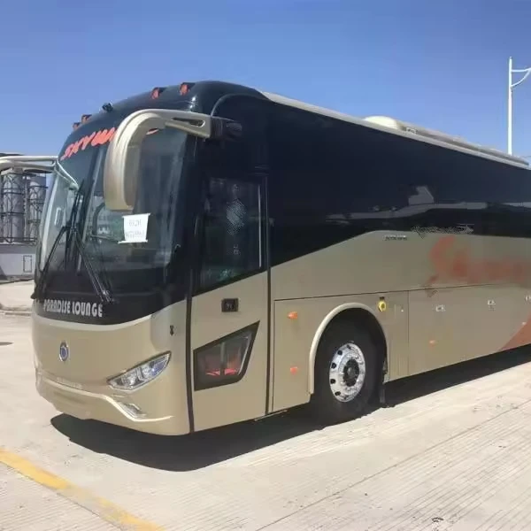 Sunlong Luxury Coach New 50 Seats Coach Bus Luxury Right Hand Drive Tour Bus with Glass Holder