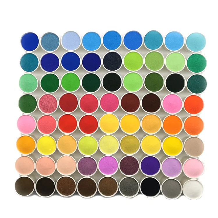 Wholesale Decorative Natural Colored Sand for Playground Beach Landscaping PC Brick Bulk Epoxy Color Sand for Floor Paint