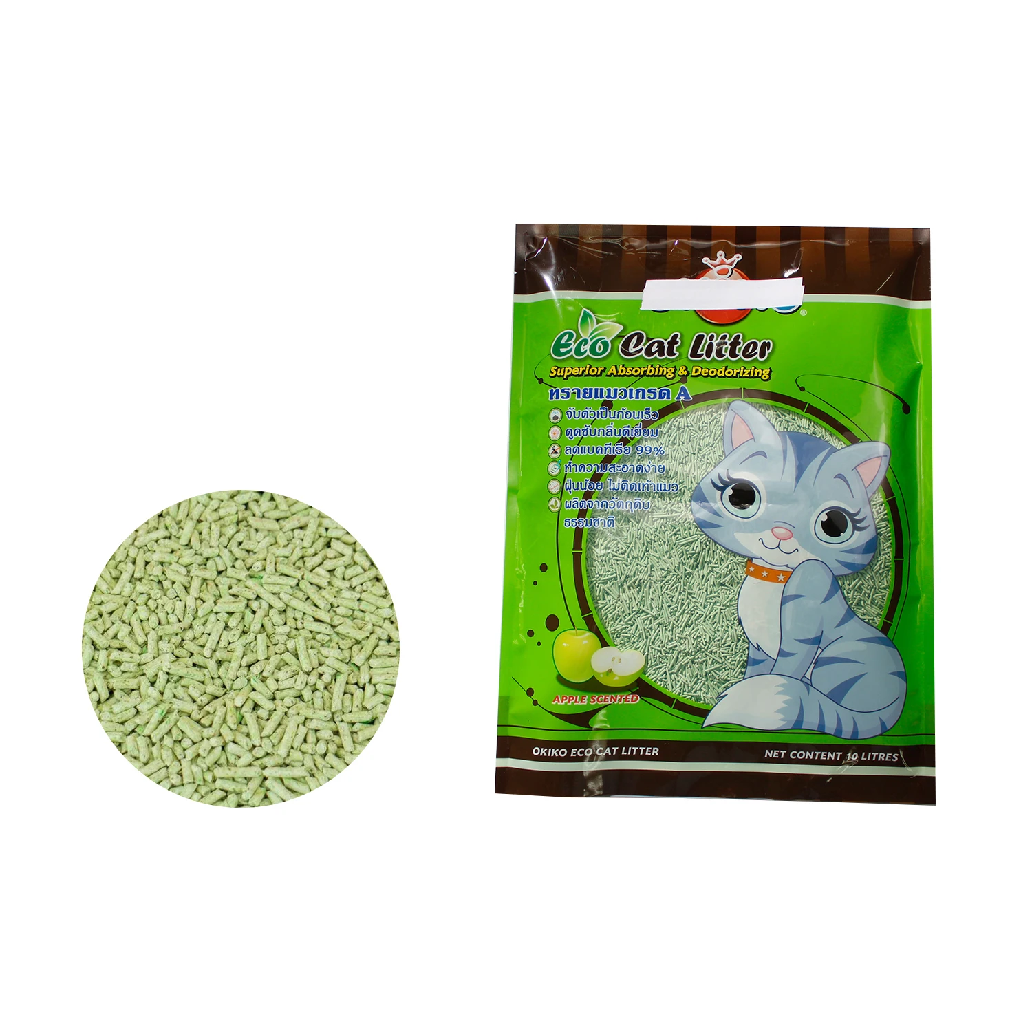 Wholesale 25L Mixed Soya Cat Sand Clumping Bentonite Cat Litter