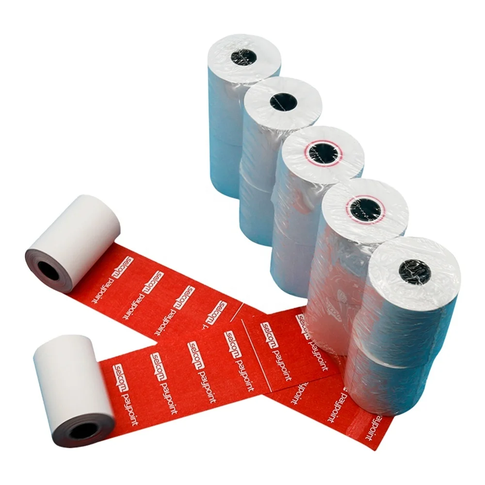 57*50mm Receipt paper roll thermo paper roll thermal paper with logo printed till rolls