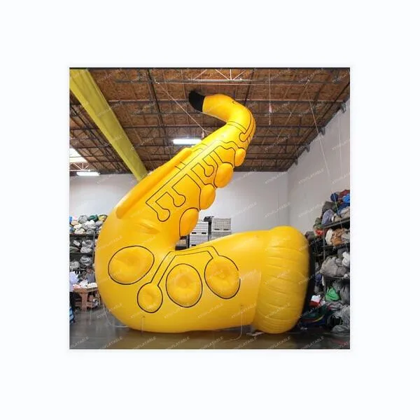 Hot sale inflatable musical instrument, giant inflatable Saxophone for advertising