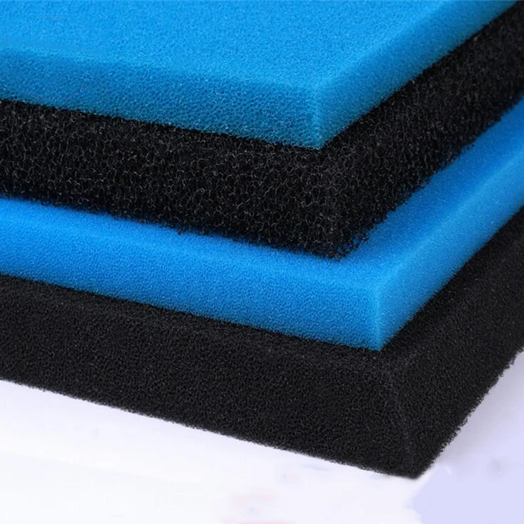Blue Swimming Pool Foam Filter Sponges Reusable Washable Filter Sponge
