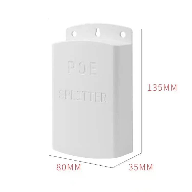 Outdoor Waterproof Wall Mounted Poe Box 24v 2a Splitter 12v 48v Poe Injector Power Over Ethernet Adapter Separator