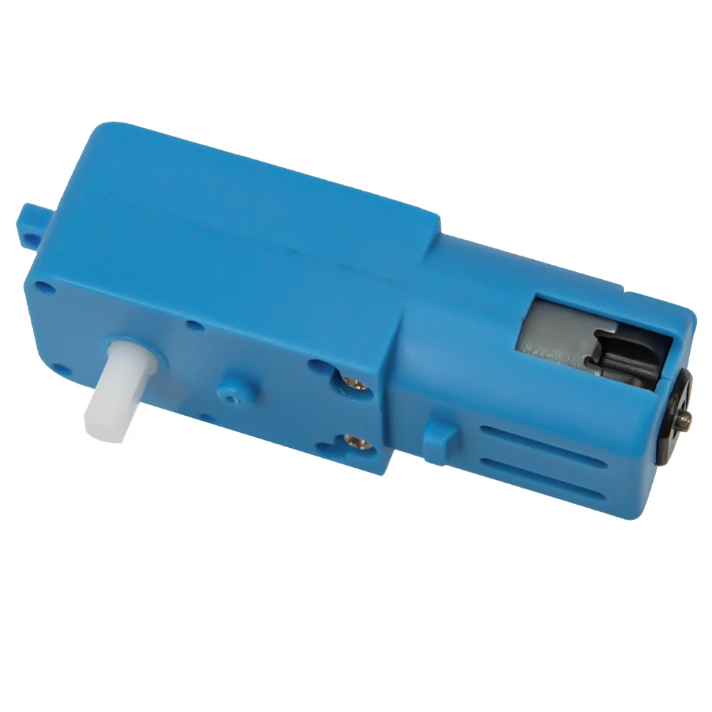 DC 3V-6V 1:48 Gear Motor Dual-shaft Gear Motor Robot Intelligent Vehicle Speed Reducer TT Motor Blue
